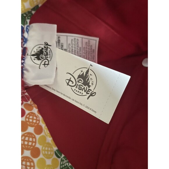 Walt Disney World Parks Rainbow Mickey Ears Baseball Red Cap Hat Adult Pride - Picture 4 of 6